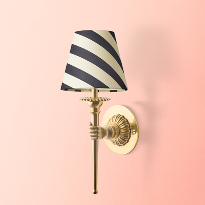 Brighton wall fitting in brass