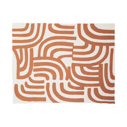 Bosie Ozella Natural And Terracotta Throw