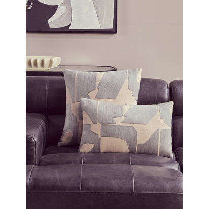 Bosie Ozella Natural And Grey Cushion