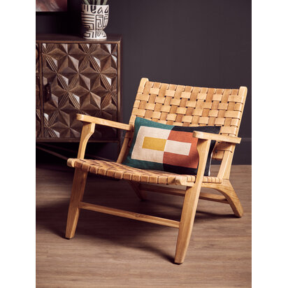 Bosie Ozella Multi Coloured Rectangular Cushion