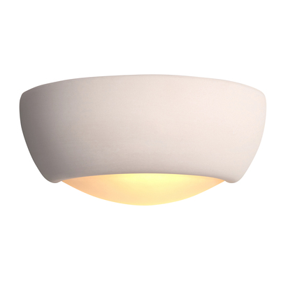 Ambergate Wall Wall light Unglazed ceramic & frosted glass