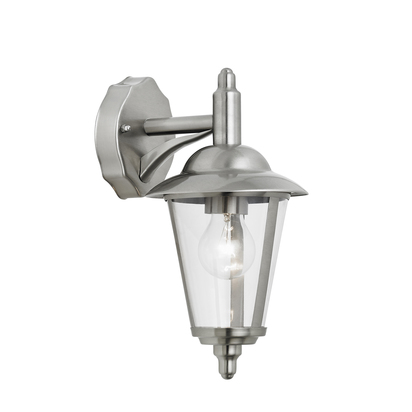 Belstead Downlight wall Wall light Polished stainless steel & clear pc