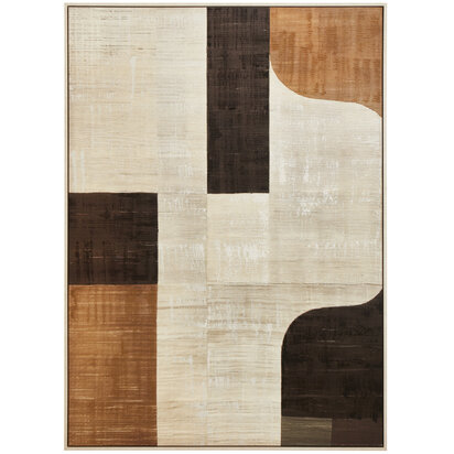 Astratto Neutral Abstract Textured Canvas Wall Art