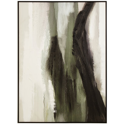 Astratto Green Multi Coloured Abstract Textured Wall Art