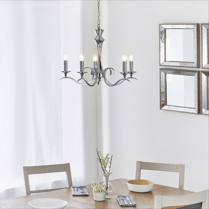 Belvale 5lt pendant Pendant light Chrome plate