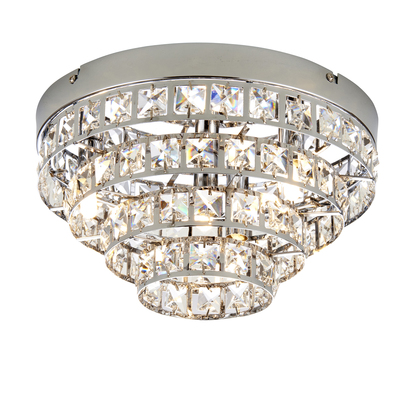 Brentbrook 4lt flush Flush light Chrome plate & clear crystal