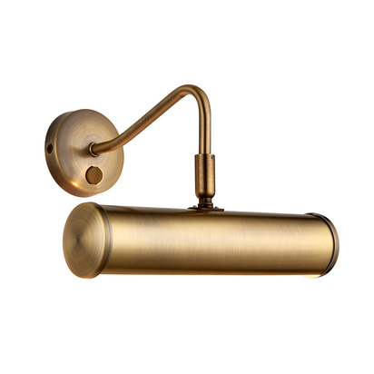Camworth 230mm wall Wall light Antique brass plate