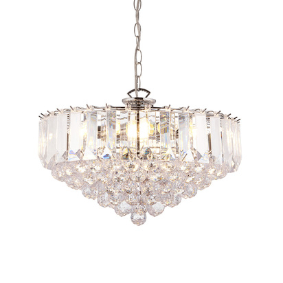 Amberheath 6lt pendant Pendant light Chrome plate & clear acrylic