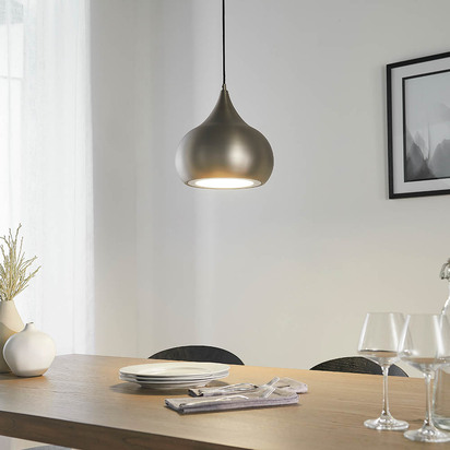 Hazelbury Pendant Pendant light Matt nickel plate