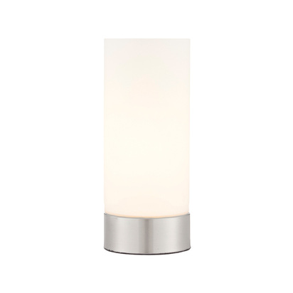 Witley Table USB Table light Brushed nickel plate & opal glass