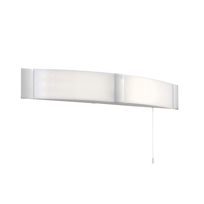 Briarwood Shaver wall Wall light Opal pc & chrome acrylic