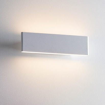 Greenwich wall Wall light Textured matt white