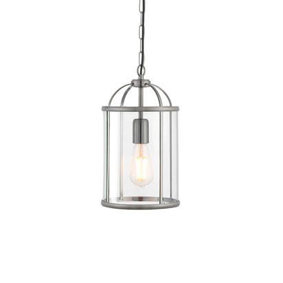 Blytheton Pendant Pendant light Satin nickel plate & clear glass