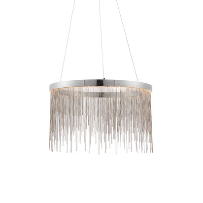 Chalmere Pendant Pendant light Chrome plate & silver effect chain