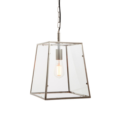 Beechdale Pendant Pendant light Bright nickel plate & clear glass