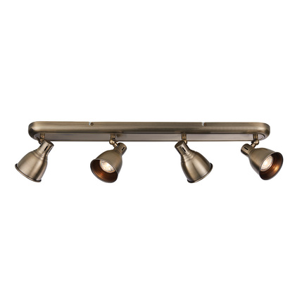 Cardale 4lt plate spotlight Spot light Antique brass plate