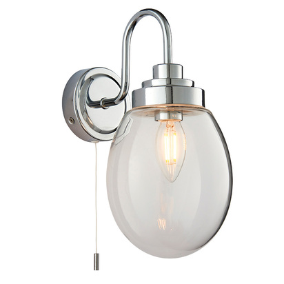 Aldermont Wall Wall light Clear glass & chrome plate