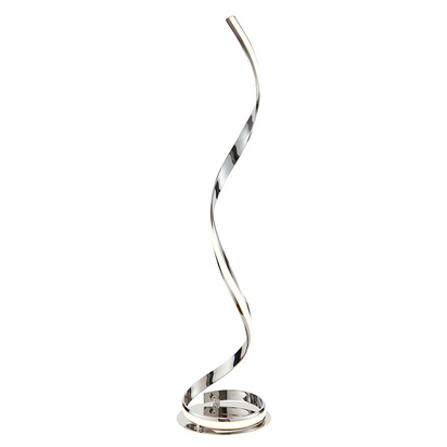 Bramley Floor Floor light Chrome plate & white acrylic