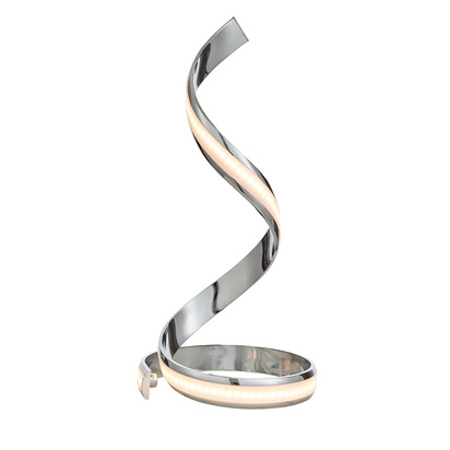 Bramley Table Table light Chrome plate & white acrylic