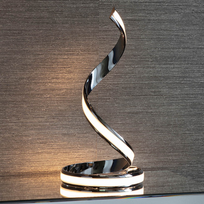 Bramley Table Table light Chrome plate & white acrylic