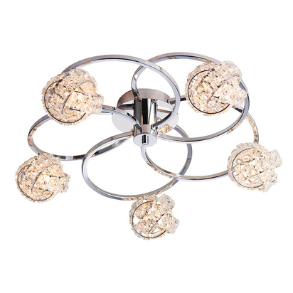 Calgate 5lt semi flush Semi flush light Chrome plate & clear crystal