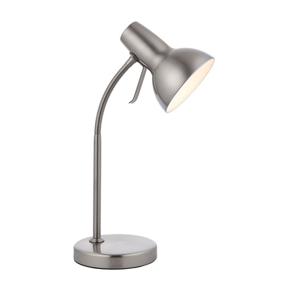 Bayfield Task table USB Table light Satin nickel plate