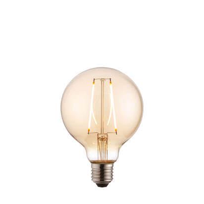 Aftonham 95mm dia Accessory light Amber glass