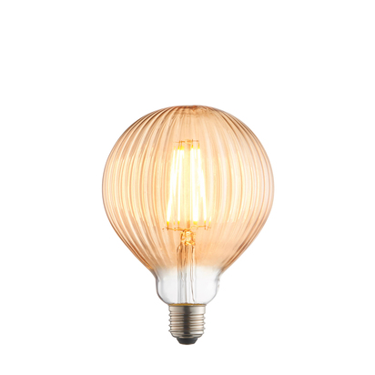 Brockwood E27 LED filament 125mm dia Accessory light Amber glass