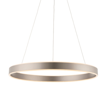 Ashmont Ring pendant Pendant light Matt nickel plate & frosted acrylic