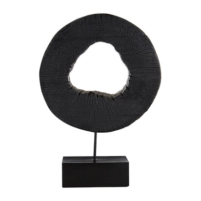 Fidel Large Rustic Mango Wood Sculpture on Stand