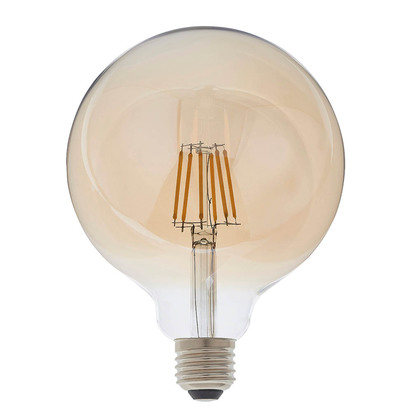 Aftonham 125mm dia Accessory light Amber glass
