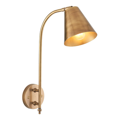 Brockton Wall Wall light Antique solid brass