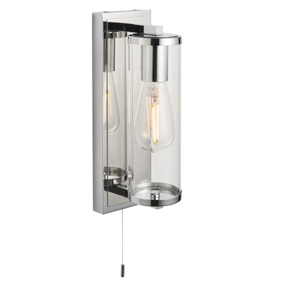Calheath Wall Wall light Chrome plate & clear glass