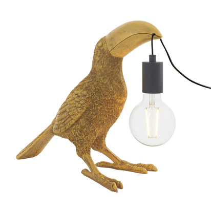 Camfield Table Table light Vintage gold paint & matt black
