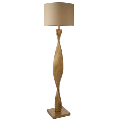 Arden Floor Floor light Oak effect resin & natural linen