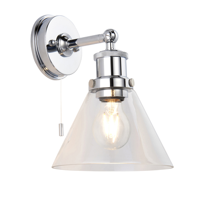 Camwell Wall Wall light Chrome plate & clear glass