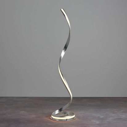 Bramley Floor Floor light Silver leaf & white acrylic