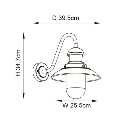 Avoncroft Wall Wall light Matt black & clear glass