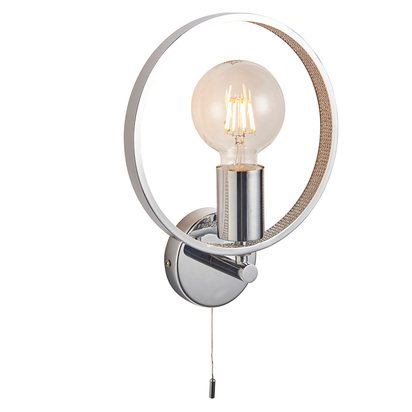 Brambrook Wall Wall light Chrome plate & clear faceted acrylic