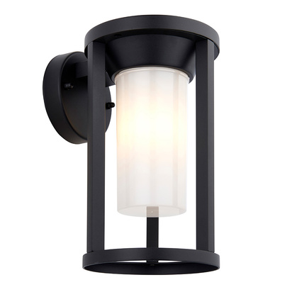 Hampton Wall Wall light Textured black & white pc