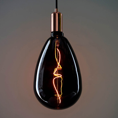 Carview E27 filament Accessory light Smoked glass