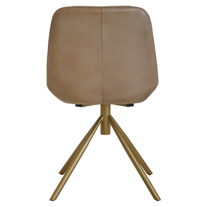 Priagate Grey Leather Chair