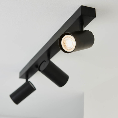 Brockwick 3lt Plate spotlight Spot light Matt black