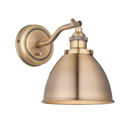 Ashbrook Wall Wall light Antique brass plate