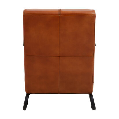Priagate Tan Leather Armchair