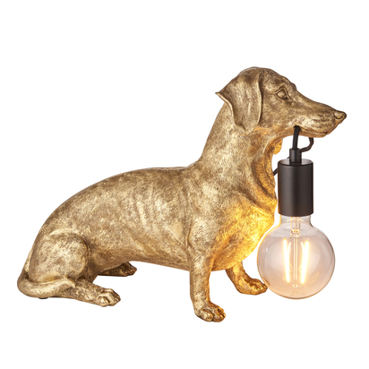 Willowbrook Table Table light Vintage gold paint & matt black