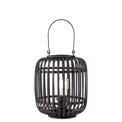 Bramton Table Table light Dark bamboo & plywood with matt black paint