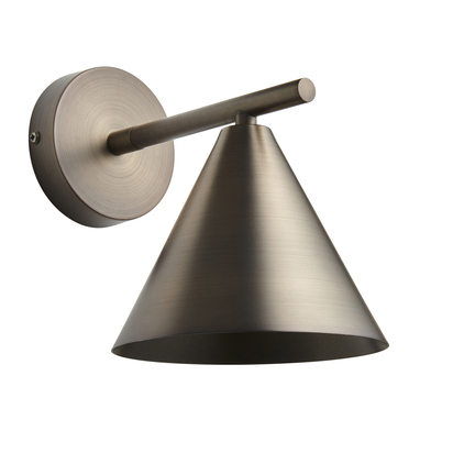 Cape Wall Wall light Brushed antique bronze plate
