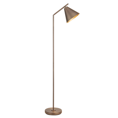 Newbury Task Floor Floor light Brushed antique bronze plate