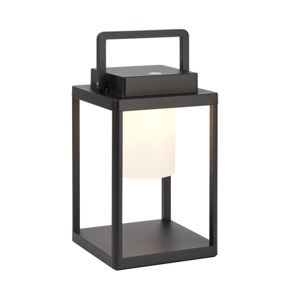 Carwood Table Table light Matt black & white pc